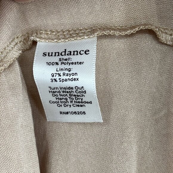 Sundance Faythe Dress Maxi Mesh Floral Long Sleeveless Petite Size PL $268 - Picture 13 of 14